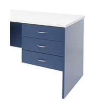 Fitted Pedestal. Choice Of Either 3 Single Drawers Or 1 Single And 1 File Drawer
